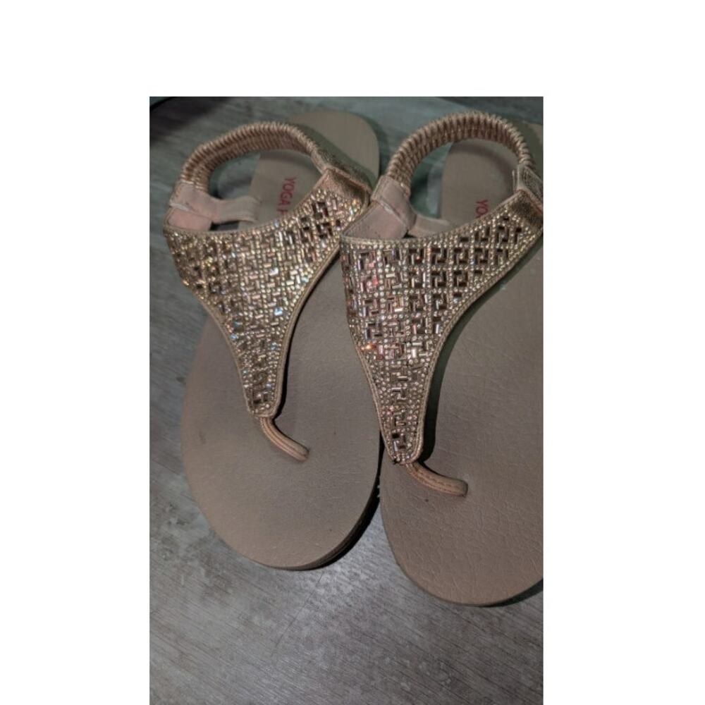 glitter sandals